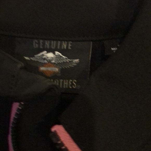 Ladies Harley Davidson pink and black jacket - Picture 2 of 4